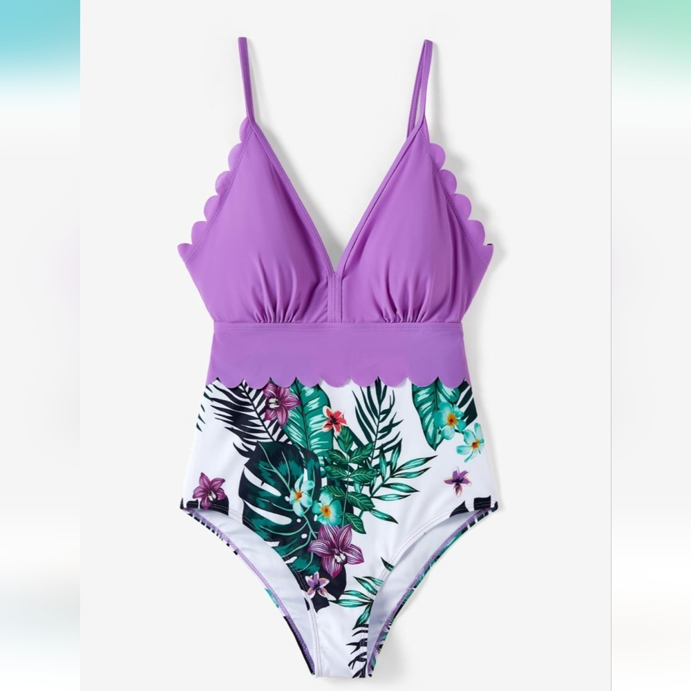 One Piece Print Swimsuit